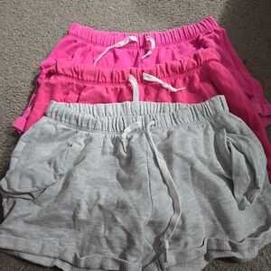 Pink cotton shorts